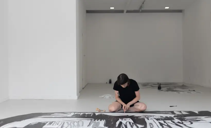 zdjęcie z wystawy Pracownia otwarta